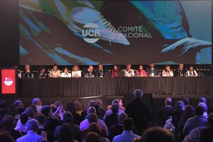 La Convención Radical se realizó en Parque Norte, en la ciudad de Buenos Aires. Crédito: Télam