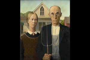 “Gótico americano”, de Grant Good. Foto: Instituto de Arte de Chicago