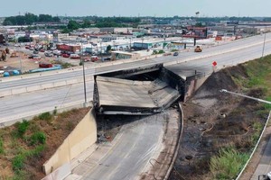 Así quedó la zona afectada. Crédito: Reuters