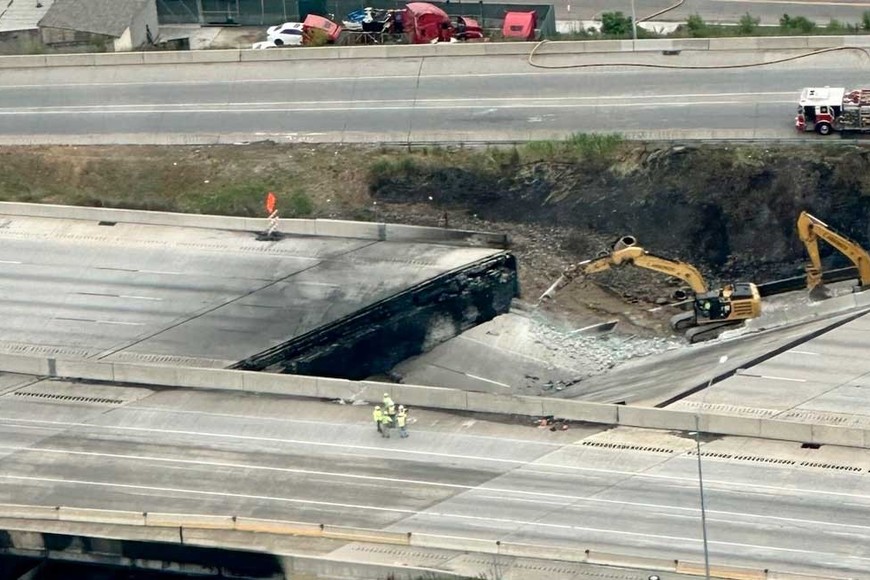 Severos problemas en el tránsito ocasionó el episodio.