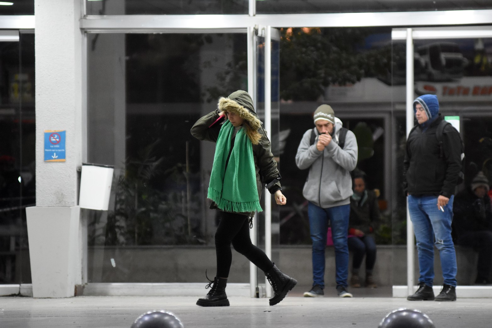 Las bajas temperaturas se hacen sentir en el inicio de la semana.