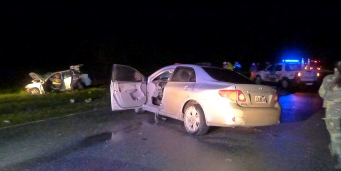Dos muertos y cinco heridos por un choque frontal en Necochea
