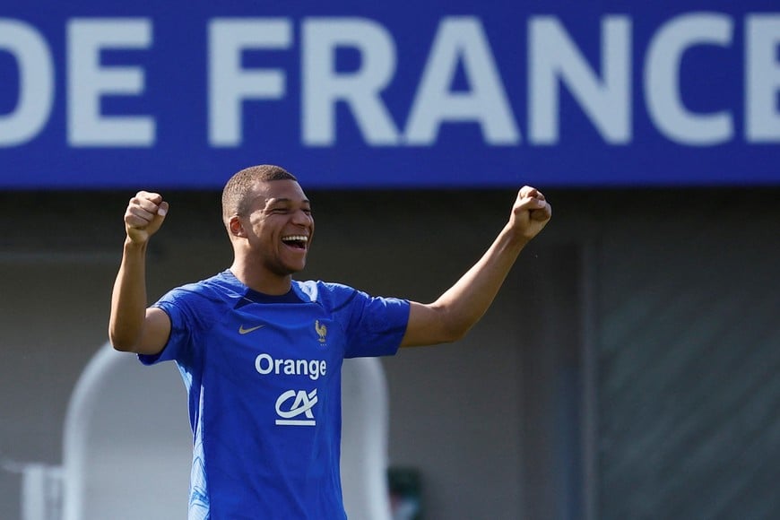 Soccer Football - UEFA Euro 2024 qualifier - France Training - INF Clairefontaine, Clairefontaine-en-Yvelines, France - June 14, 2023
France's Kylian Mbappe during training REUTERS/Sarah Meyssonnier