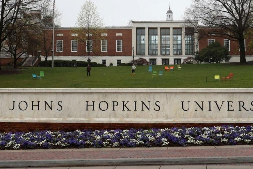 Universidad John Hopkins. Créditos: AFP