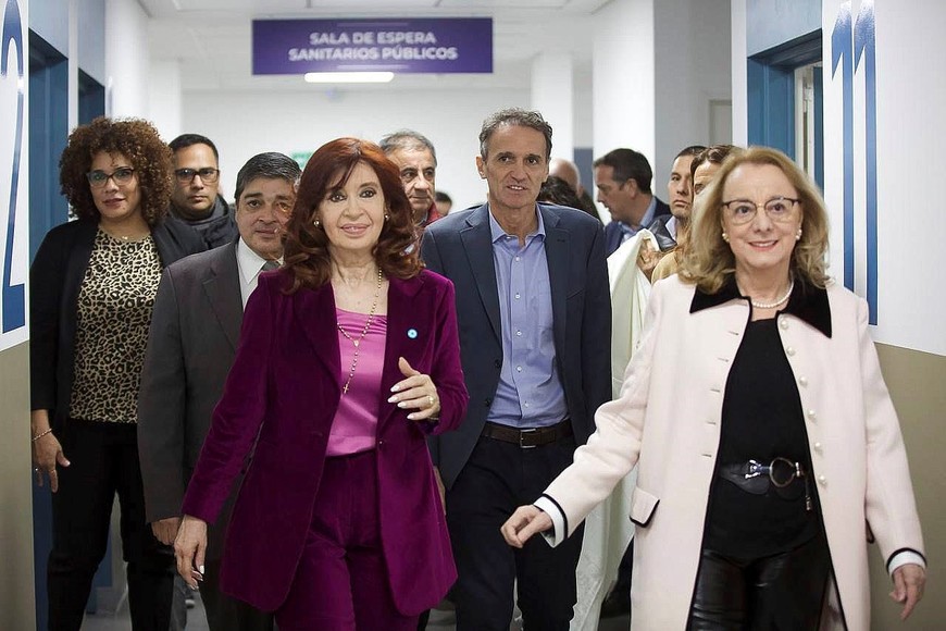 El evento contó con la participación de la gobernadora de Santa Cruz, Alicia Kirchner, y el ministro de Obras Públicas de la Nación, Gabriel Katopodis. Crédito: Télam