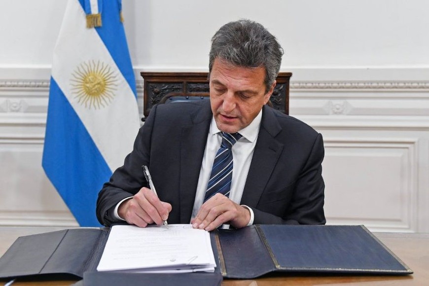 Ministro de Economía, Sergio Massa.