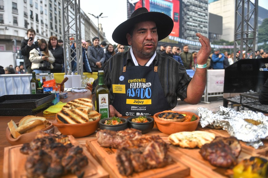 Campeonato Federal del Asado. Crédito: Télam