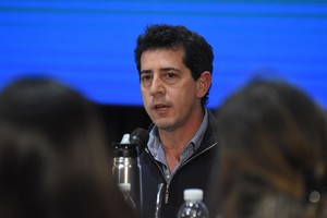 Eduardo "Wado" de Pedro,  ministro del Interior. Crédito: Manuel Fabatía