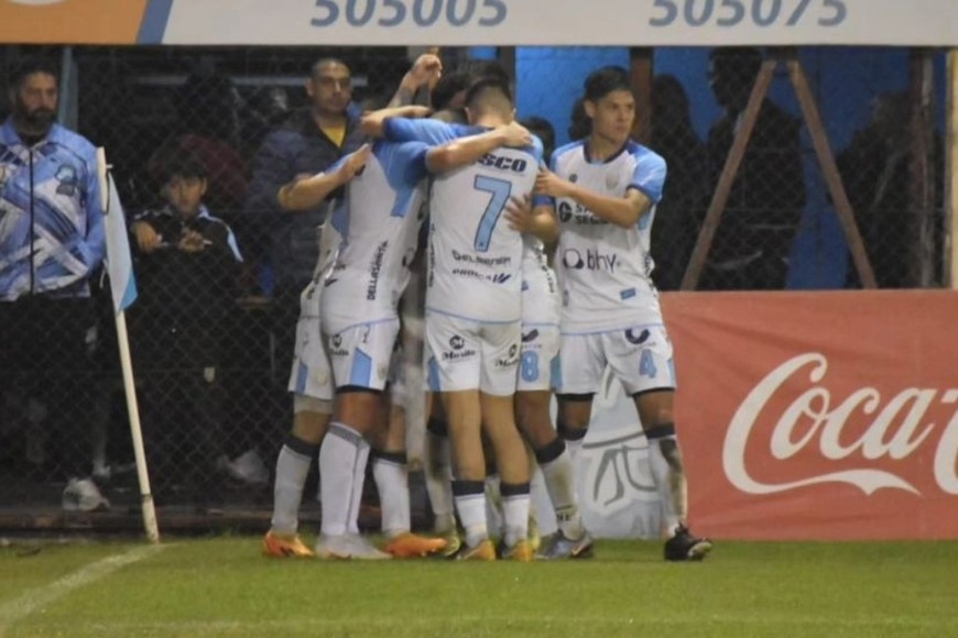 El festejo de la "Crema". Crédito: Prensa Atlético Rafaela