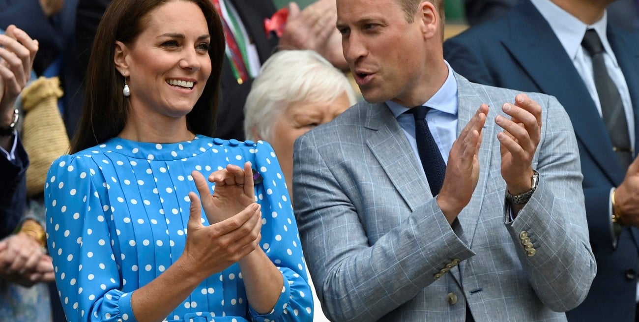 Catarina de Gales y el principe británico William en Wimbledon. Crédito: Toby Melville / Reuters