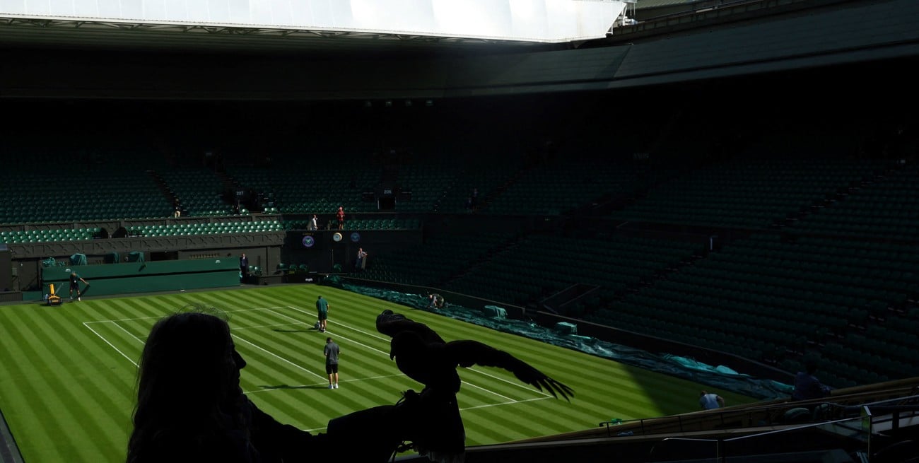 Todo listo para el comienzo de Wimbledon. Crédito: Toby Melville / Reuters