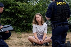 Greta Thumberg fue imputada por desobediencia.