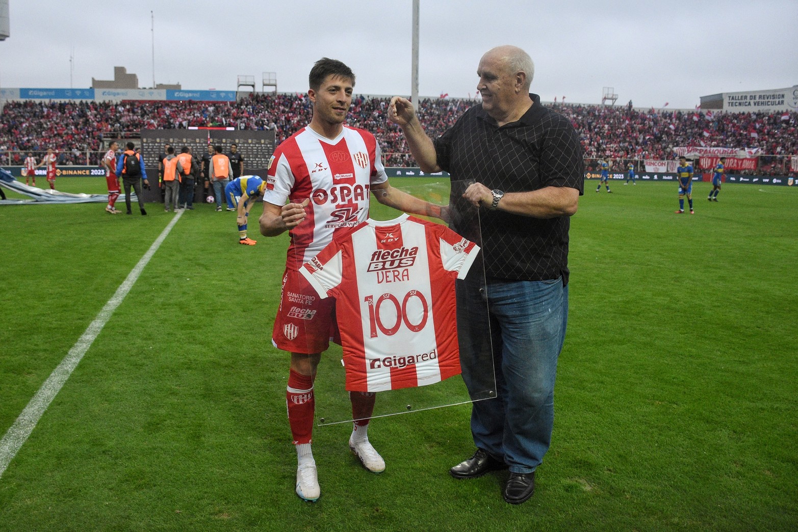 Con el VAR como protagonista, Unión empató 0 a 0 con Boca en Santa Fe. Foto: Pablo Aguirre