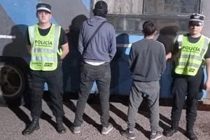 El momento de la detención.