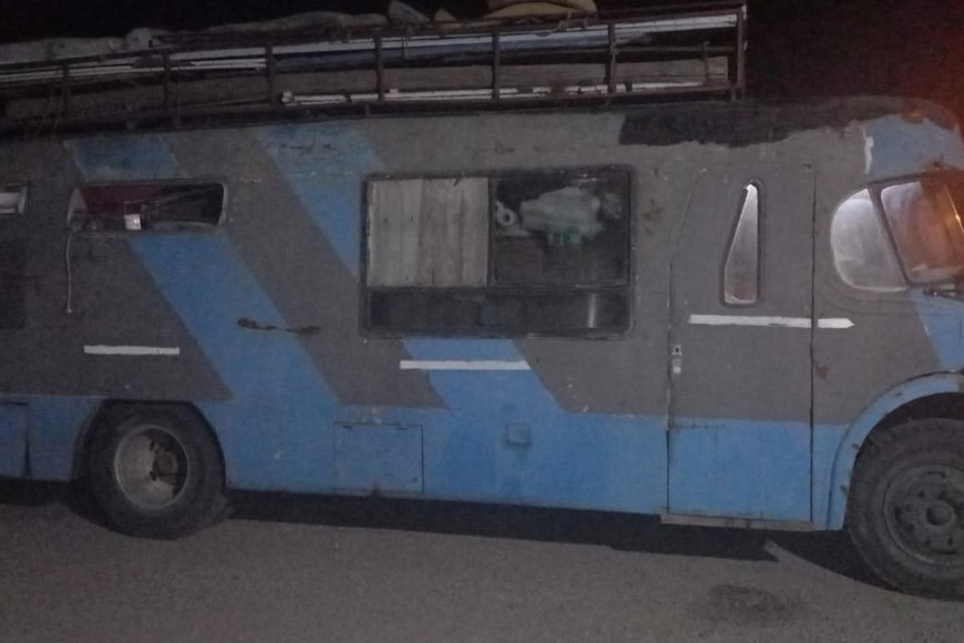 El vehículo en el que circulaba.