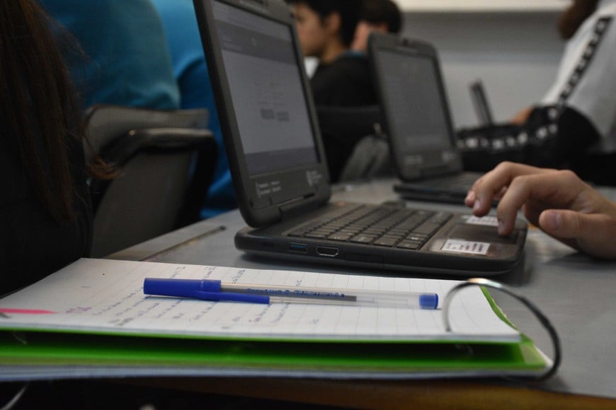 Los alumnos santafesinos registraron uno de los mayores retrocesos (-15,6) de todo el país en Matemática, no así en Lengua. Crédito: Mauricio Garín