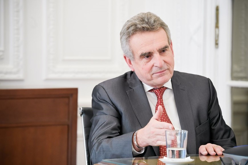 "Lo que quiero dejar en claro es que esta situación va a cambiar en los próximos meses, no dentro de 10 años. El 2024 va a ser un buen año con crecimiento". Crédito: Jefatura de Gabinete