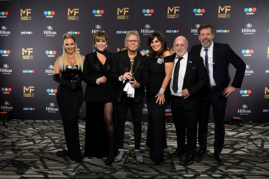 Los ganadores de los Martín Fierro 2023. Crédito: Prensa Telefe