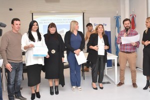 Nación entrego certificación de autoevaluación al Hospital Iturraspe. Créditos: Flavio Raina