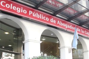 El Colegio Público de Abogados de la Capital Federal. Crédito: Gentileza.