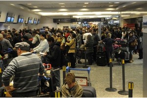 Demoras y cancelaciones en el Aeroparque Metropolitano.