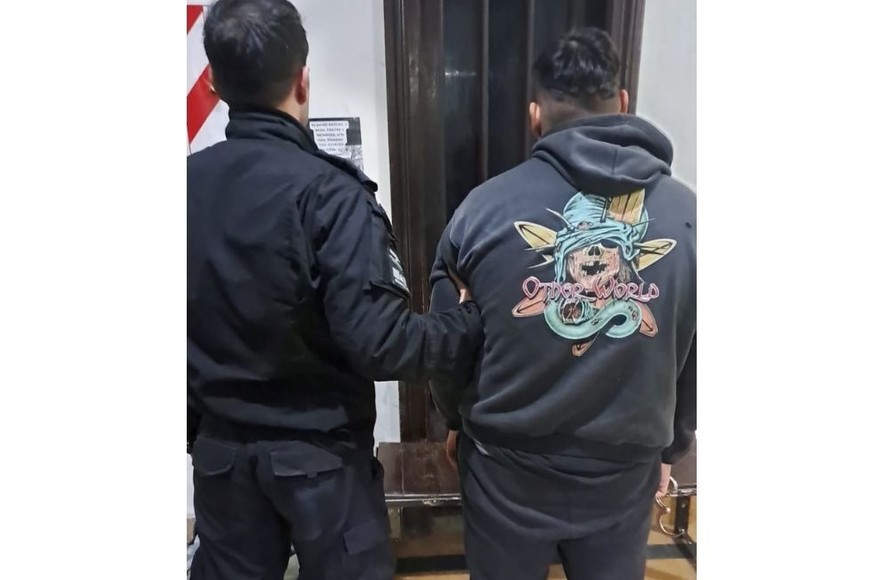 El joven de 22 años que fue puesto a disposición del Ministerio Público de la Acusación.