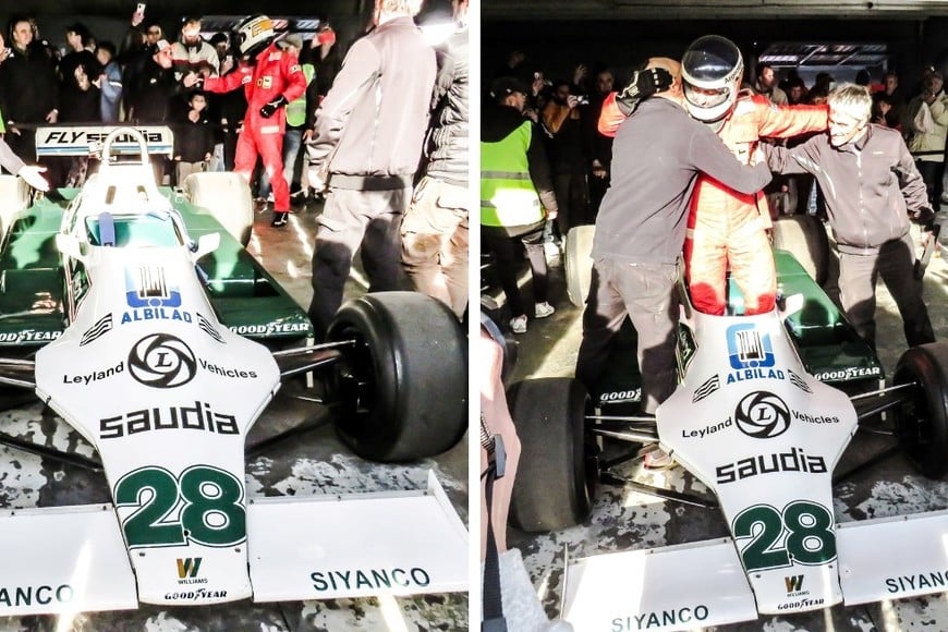 Williams FW07B. Crédito: Walter Talavera