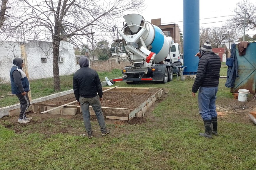 Una de las últimas inversiones estuvo orientada a la compra de un tanque de 60 mil litros de agua que llega en los próximos días. FOTO: Gentileza
