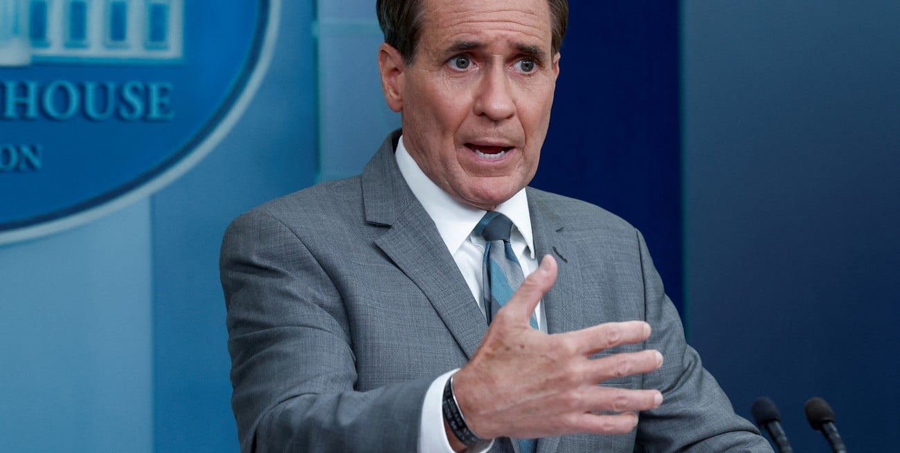 John Kirby, secretario de Prensa del Departamento de Defensa de Estados Unidos, este martes. Crédito: Evelyn Hockstein / Reuters