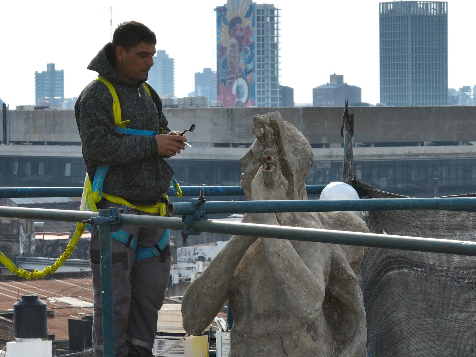 Trabajos de puesta en valor del Teatro Municipal.