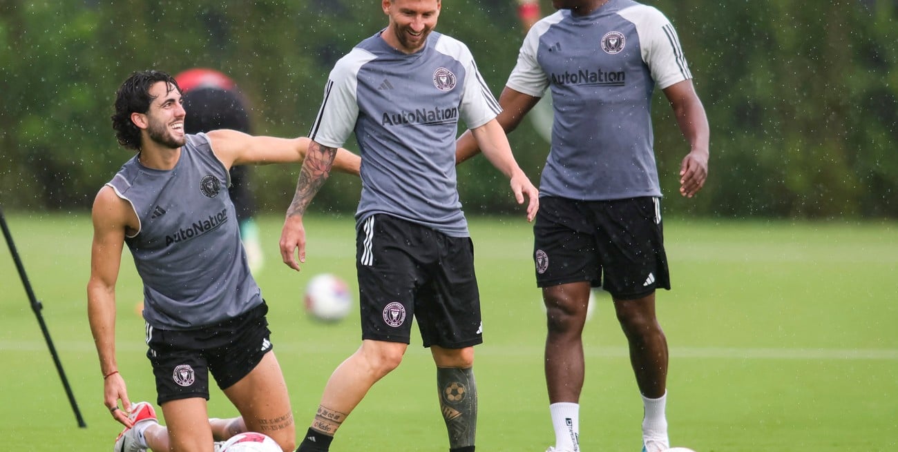 Messi ya se divierte junto a sus compañeros. Crédito: Sam Navarro-USA TODAY Sports