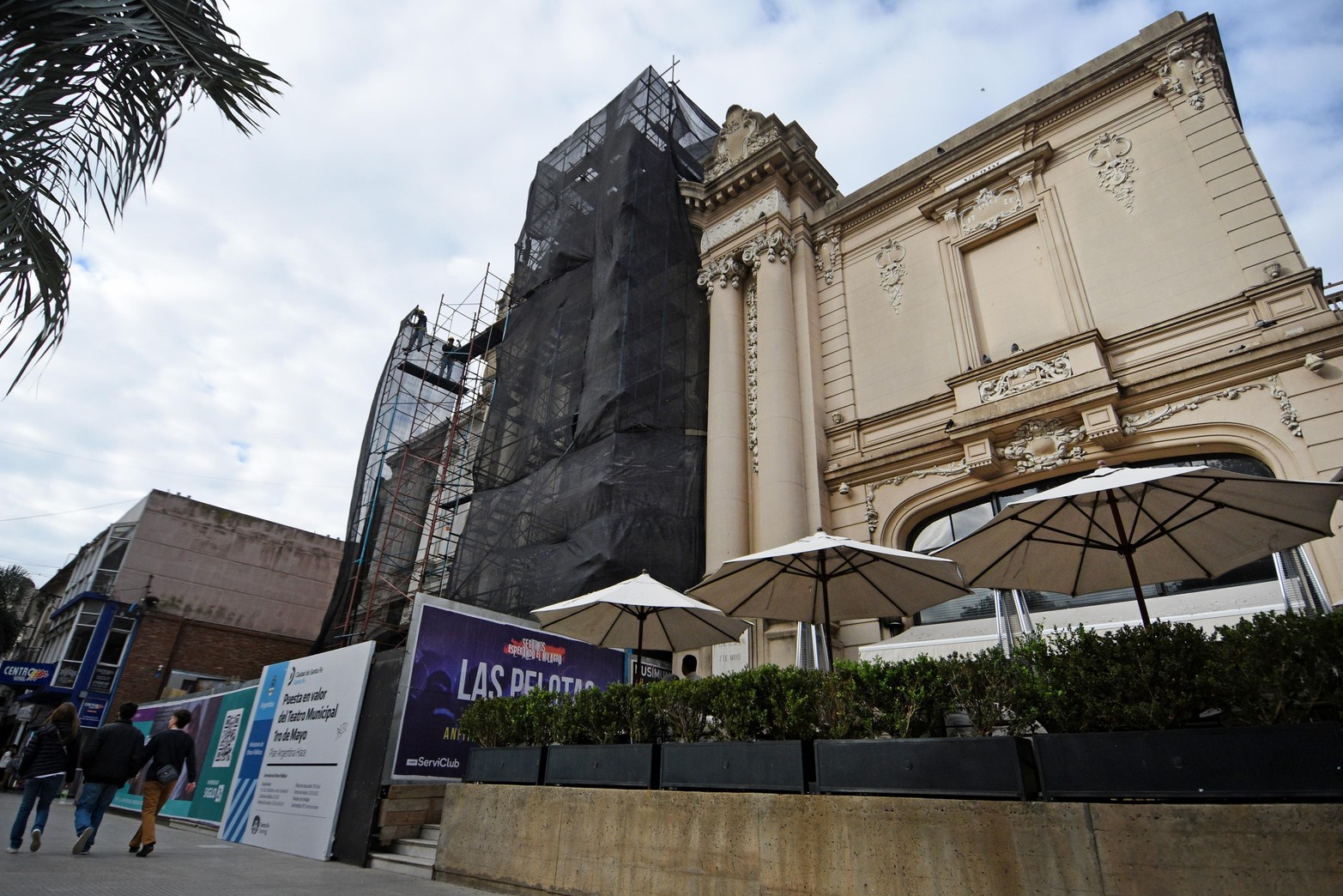 Trabajos de puesta en valor del Teatro Municipal.