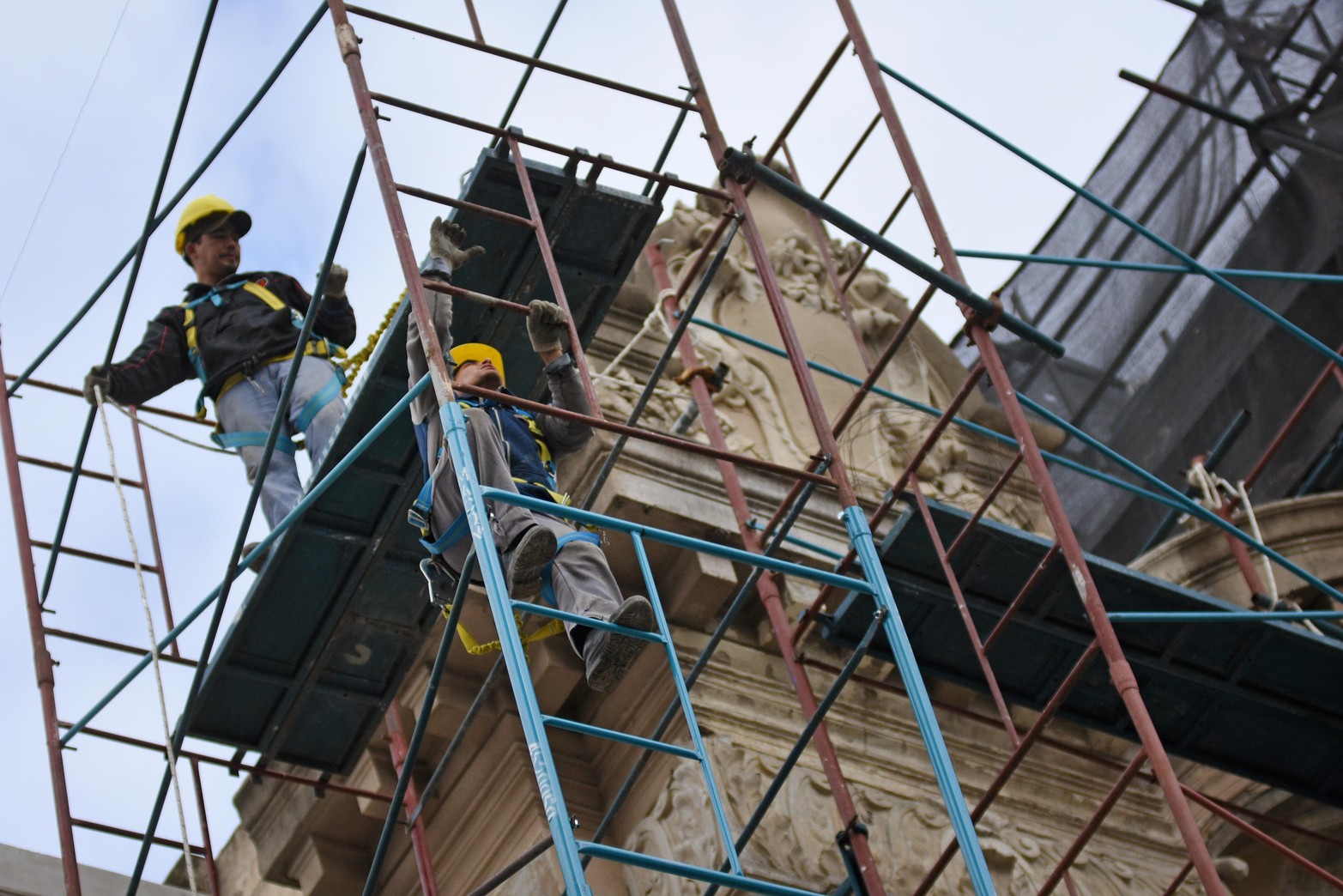 Trabajos de puesta en valor del Teatro Municipal.