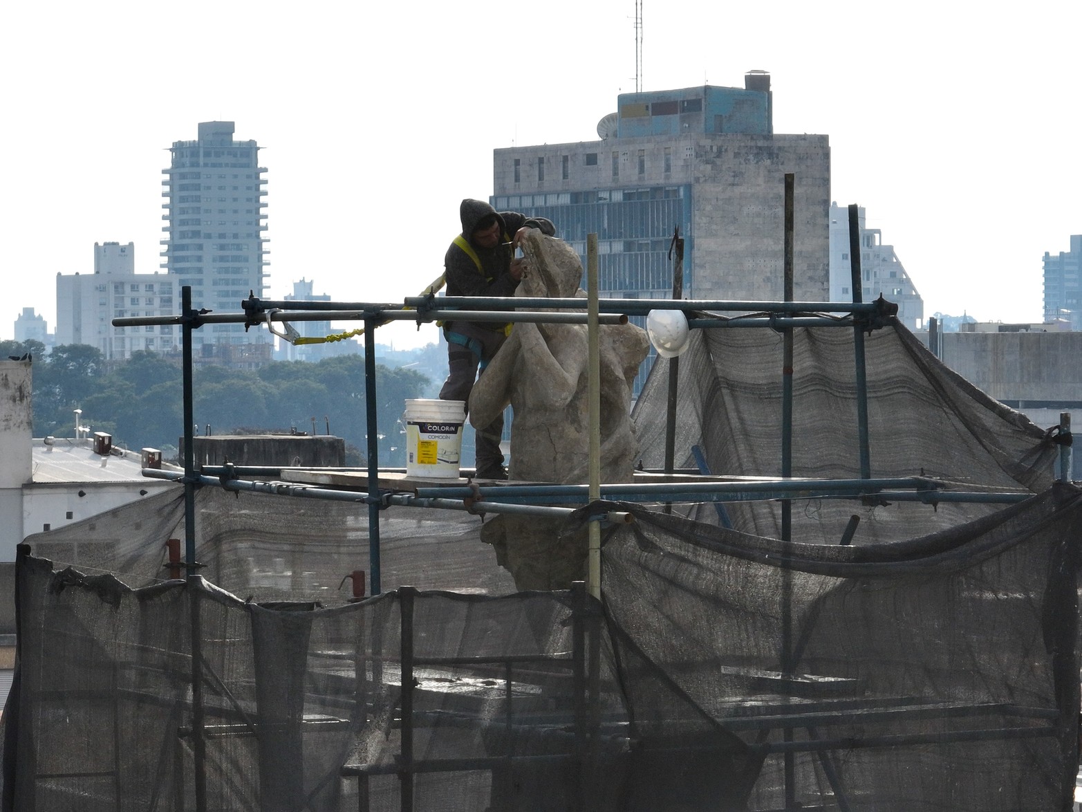 Trabajos de puesta en valor del Teatro Municipal.