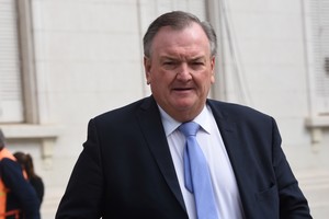 El titular de la UCR santafesina, Felipe Michlig, senador por San Cristóbal. Crédito: Mauricio Garín.