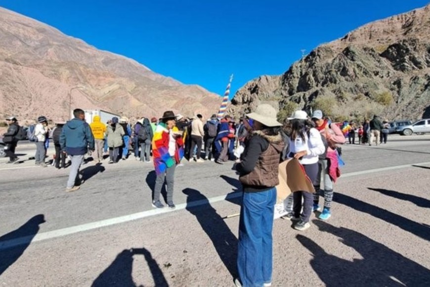 El hecho ocurrió en el marco de una protesta que se estaba realizando en la zona