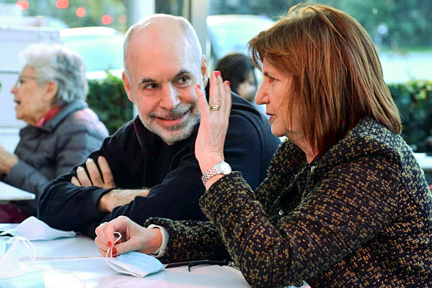 Horacio Rodríguez Larreta y Patricia Bullrich.