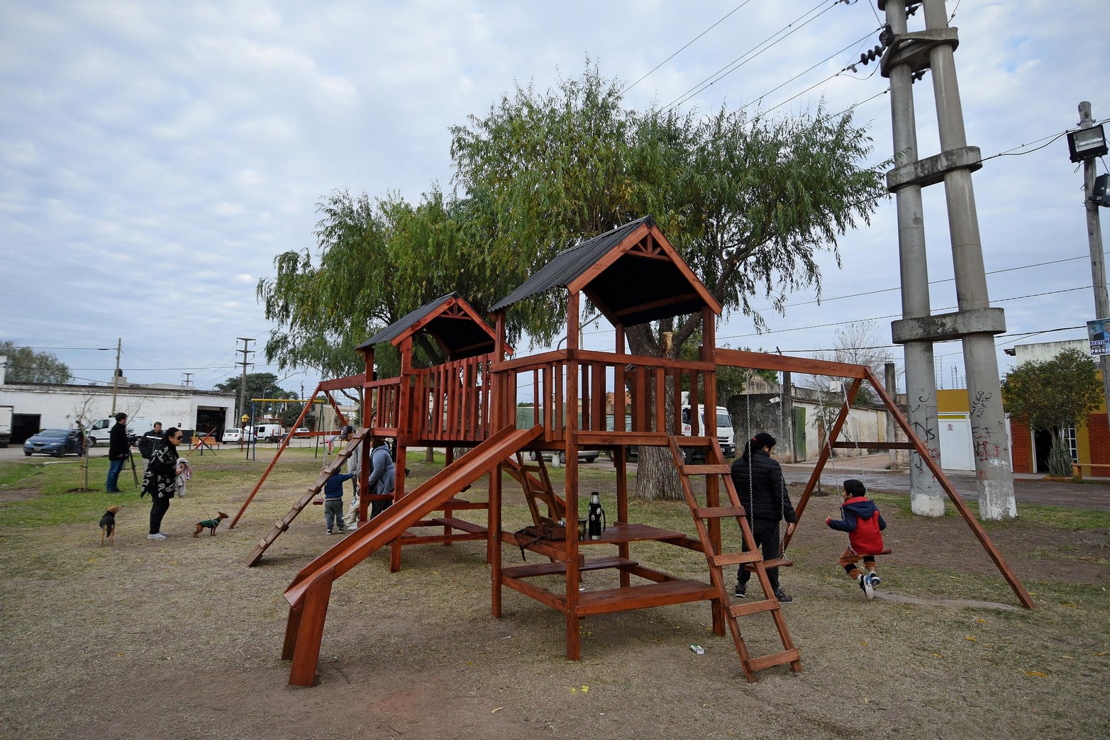 La plaza es una realidad para los vecinos de Liceo Norte.
