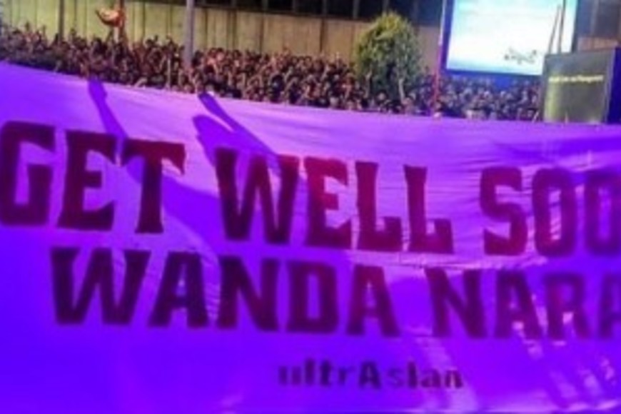 "Recuperate pronto Wanda Nara"