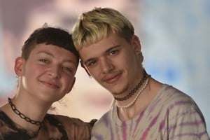 Juliana Cúneo y Lucio Paolantonio, integrantes de La Chica del Cumpleaños