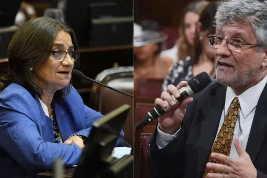 Los senadores Lucía Corpacci y Guillermo Andrada fueron los responsables de exigir que el proyecto de ley se debata