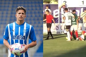 Giuliano Simeone llegó desde Atlético de Madrid a préstamo para sumar minutos y experiencia en Alavés.
