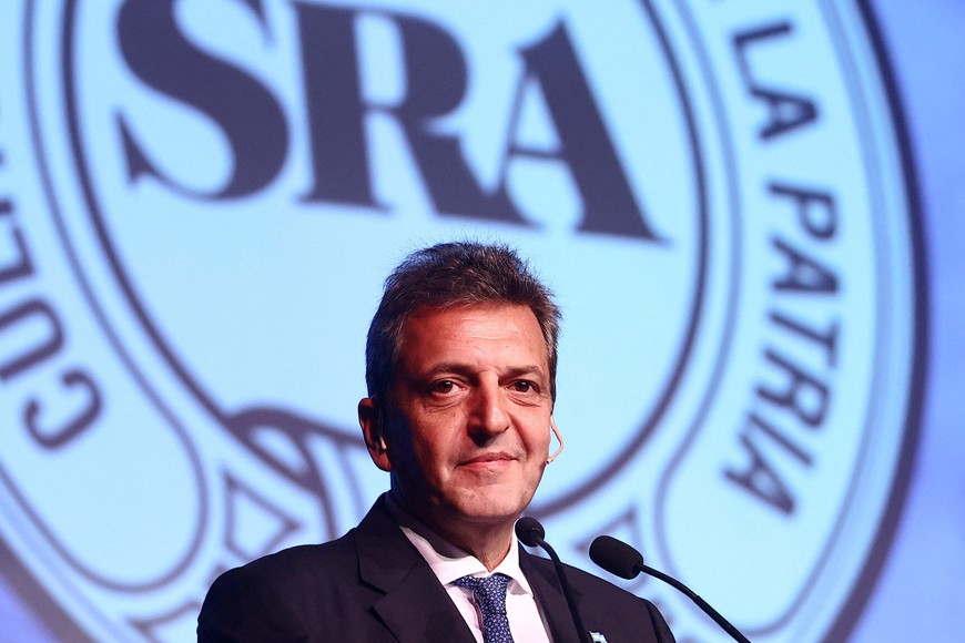 Sergio Massa, ministro de Economía y precandidato a presidente de la Nación.