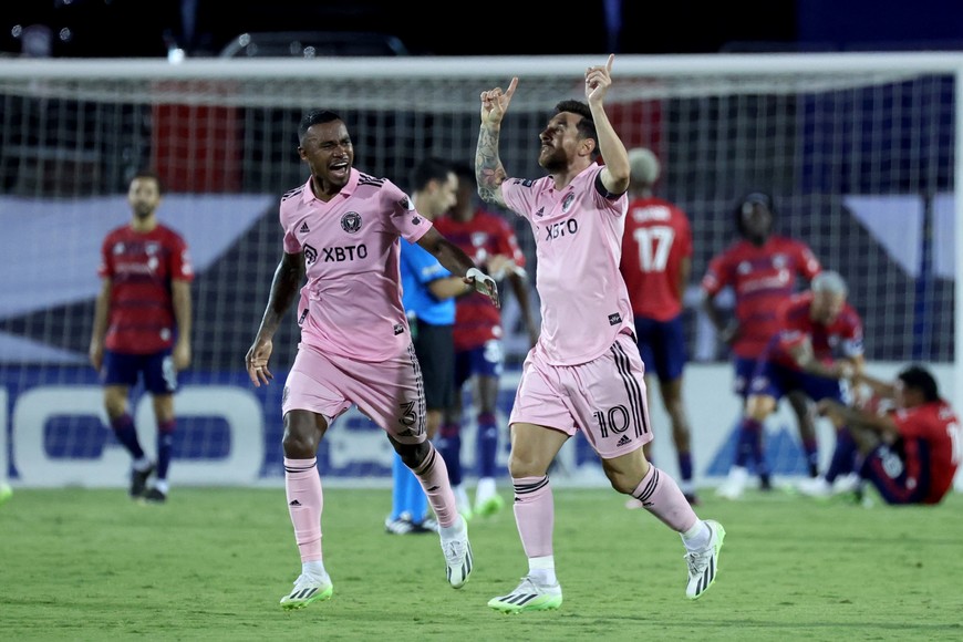 Messi le devolvió la ilusión a un equipo que venía complicado. Crédito: Kevin Jairaj-USA TODAY Sports