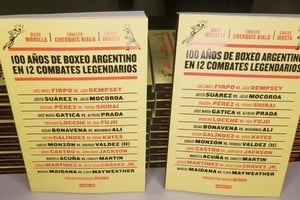 Ya están a la venta. Los libros que repasan la historia del boxeo argentino, que próximamente cumplirá 100 años.