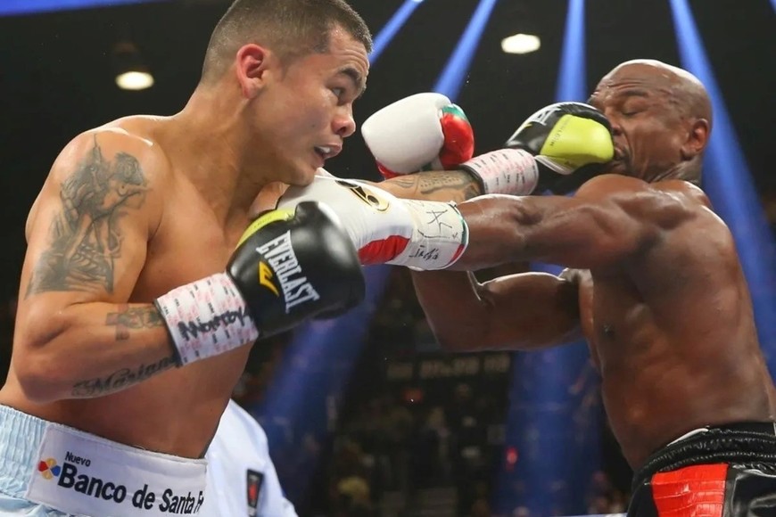 La primera. En Las Vegas, Maidana se plantó frente a Mayweather, a quien puso en aprietos varias veces en el MGM.