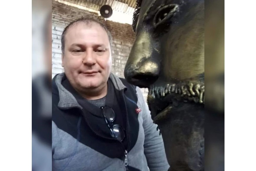 Daniel Melero, escultor.