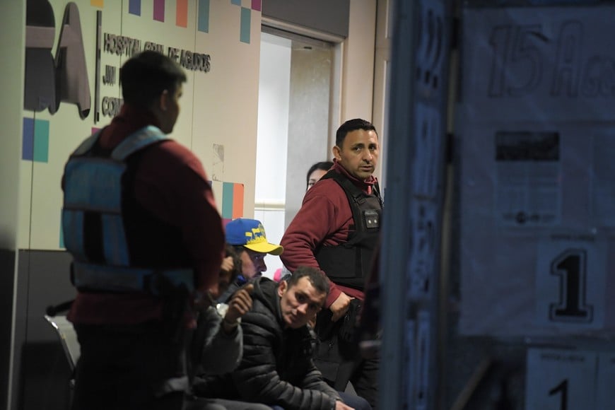 Facundo Morales llegó sin vida al Hospital Ramos Mejía, luego de ser trasladado por el SAME. Crédito: Télam