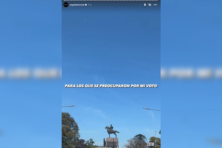 El posteo de Ángel de Brito.