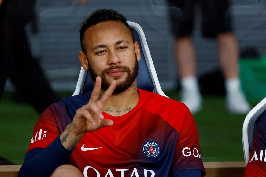 FILE PHOTO: Soccer Football - Friendly - Paris St Germain v Inter Milan - Japan National Stadium, Tokyo, Japan - August 1, 2023
Paris St Germain's Neymar before the match REUTERS/Kim Kyung-Hoon/File Photo